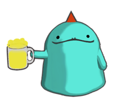 Blue Dragon(3D) sticker #9047553