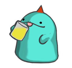 Blue Dragon(3D) sticker #9047554