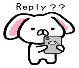 Reply of lop-eared rabbit TAREMIN! sticker #9047713