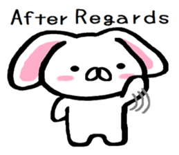 Reply of lop-eared rabbit TAREMIN! sticker #9047717