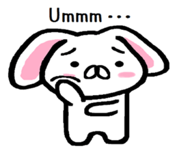 Reply of lop-eared rabbit TAREMIN! sticker #9047726