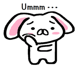 Reply of lop-eared rabbit TAREMIN! sticker #9047726