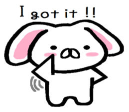 Reply of lop-eared rabbit TAREMIN! sticker #9047728