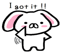 Reply of lop-eared rabbit TAREMIN! sticker #9047728