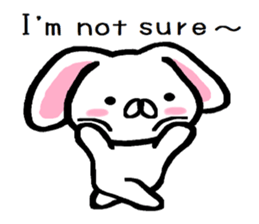 Reply of lop-eared rabbit TAREMIN! sticker #9047730