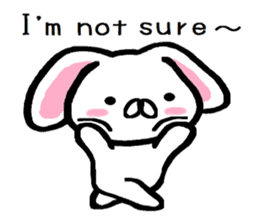 Reply of lop-eared rabbit TAREMIN! sticker #9047730