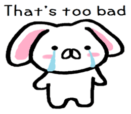 Reply of lop-eared rabbit TAREMIN! sticker #9047737