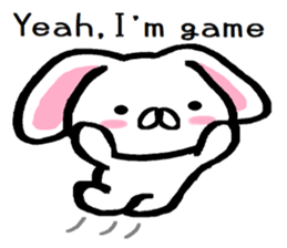 Reply of lop-eared rabbit TAREMIN! sticker #9047747