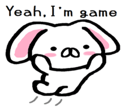 Reply of lop-eared rabbit TAREMIN! sticker #9047747