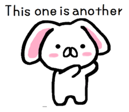 Reply of lop-eared rabbit TAREMIN! sticker #9047749