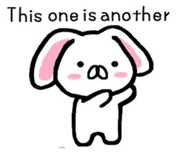 Reply of lop-eared rabbit TAREMIN! sticker #9047749
