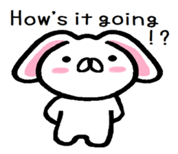 Reply of lop-eared rabbit TAREMIN! sticker #9047750