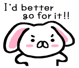 Reply of lop-eared rabbit TAREMIN! sticker #9047751