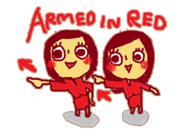 Solaco,The Cabin crew RED sticker #9047912