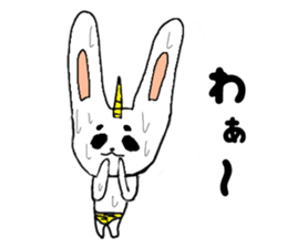 Ogre rabbit sticker #9048737