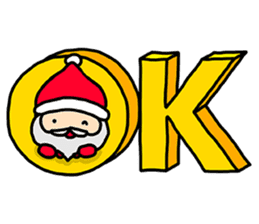 Standard Santa Claus sticker #9049229