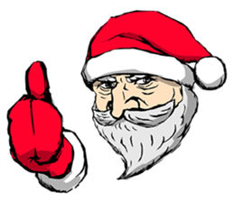 Standard Santa Claus sticker #9049231