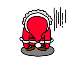 Standard Santa Claus sticker #9049240