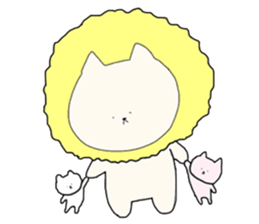 Kitty Like a Lion sticker #9049275