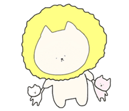 Kitty Like a Lion sticker #9049275