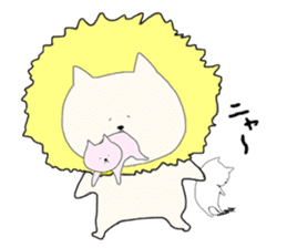 Kitty Like a Lion sticker #9049284