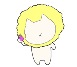 Kitty Like a Lion sticker #9049290