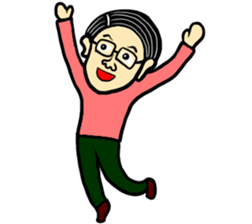 Man to cheer sticker #9049366