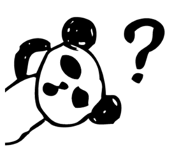 English a love panda sticker #9049631
