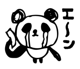 English a love panda sticker #9049632