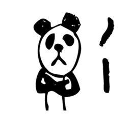 English a love panda sticker #9049634