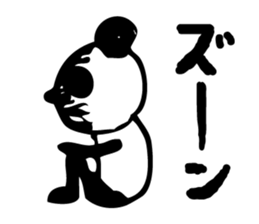 English a love panda sticker #9049653