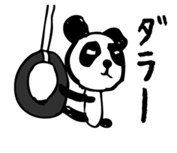 English a love panda sticker #9049654