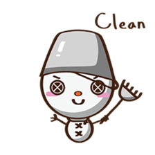 Button Christmas sticker #9049700