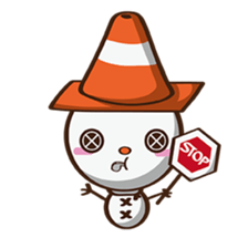 Button Christmas sticker #9049704