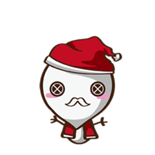 Button Christmas sticker #9049708