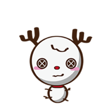 Button Christmas sticker #9049709