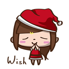 Button Christmas sticker #9049711