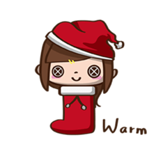 Button Christmas sticker #9049712