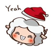 Button Christmas sticker #9049723