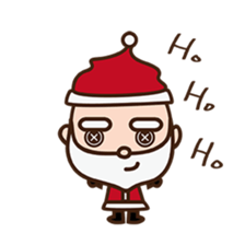 Button Christmas sticker #9049732