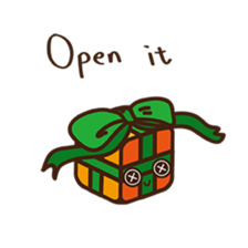 Button Christmas sticker #9049735