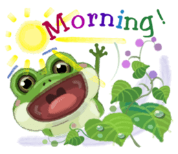 The Picture book frog 1 (English) sticker #9050017