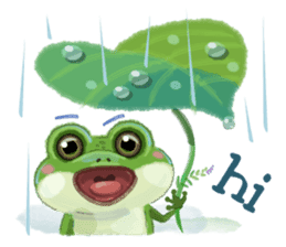 The Picture book frog 1 (English) sticker #9050018