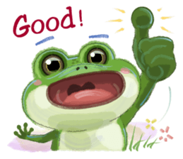 The Picture book frog 1 (English) sticker #9050023