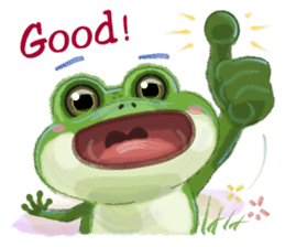 The Picture book frog 1 (English) sticker #9050023