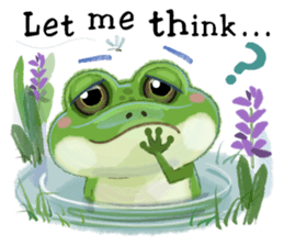The Picture book frog 1 (English) sticker #9050028