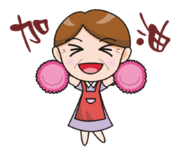 SomethingWrongTemple Family Q-mom Lv.0 sticker #9050387