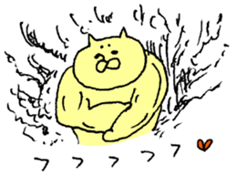 The cat which I drew 6 sticker #9051290