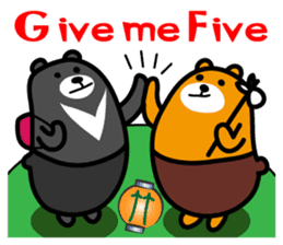 Liu-Lang Bear-in TAIWAN sticker #9051504