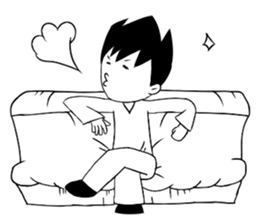 Minami -kun of the South Island sticker #9051693